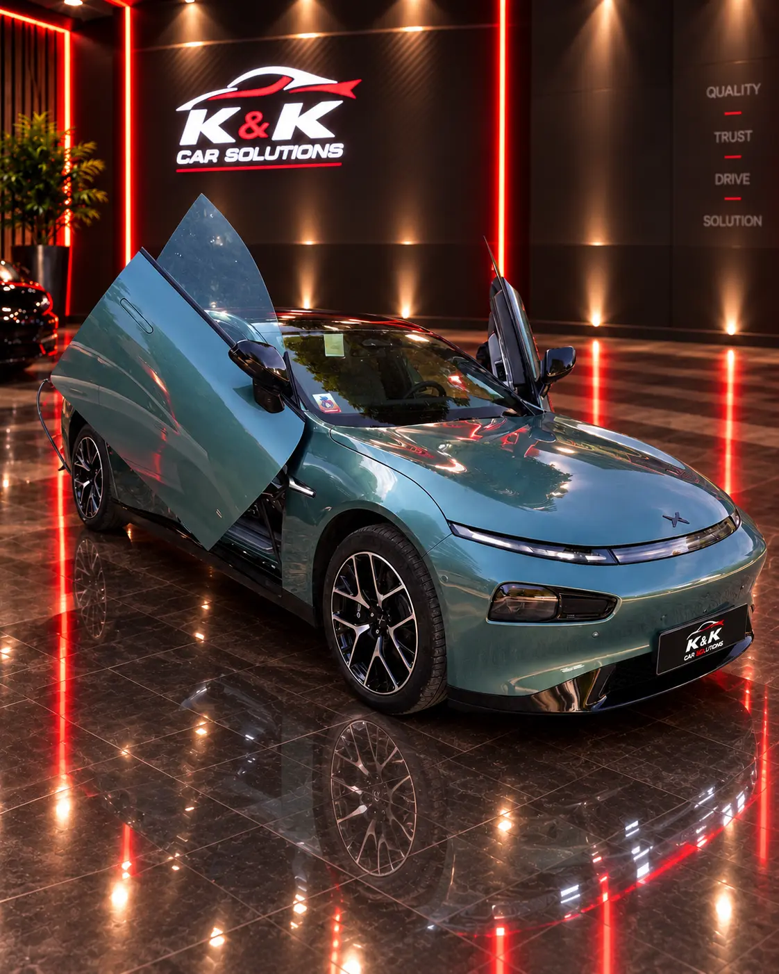 Xpeng P7 82,7 kWh AWD Wing Edition te koop via K & K Car Solutions
